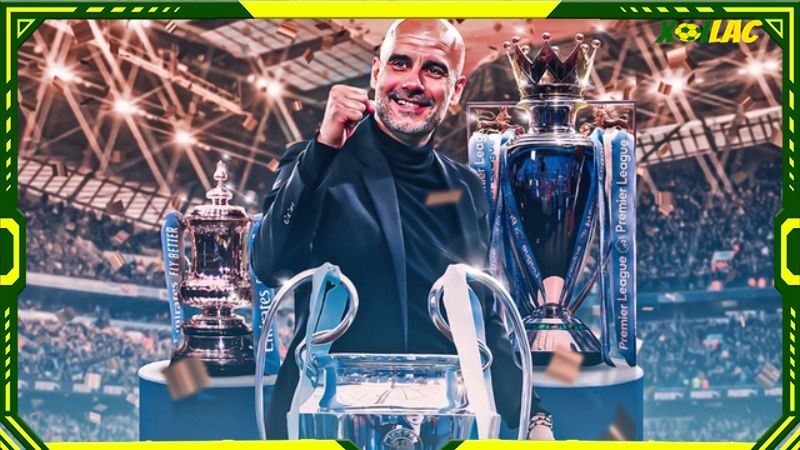 Pep cuối cùng cũng hoàn tất cú ăn 3 cùng Man City