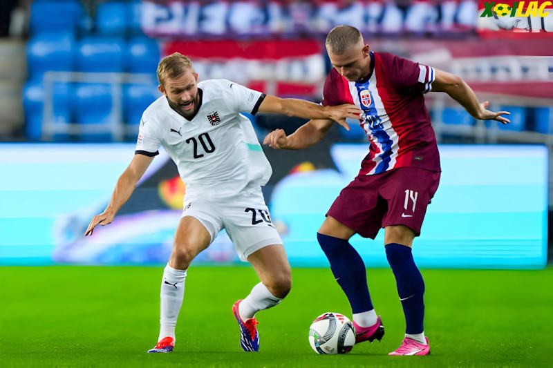 Áo sẽ đối đầu với Na Uy trên sân nhà tại vòng đấu tiếp theo Nations League